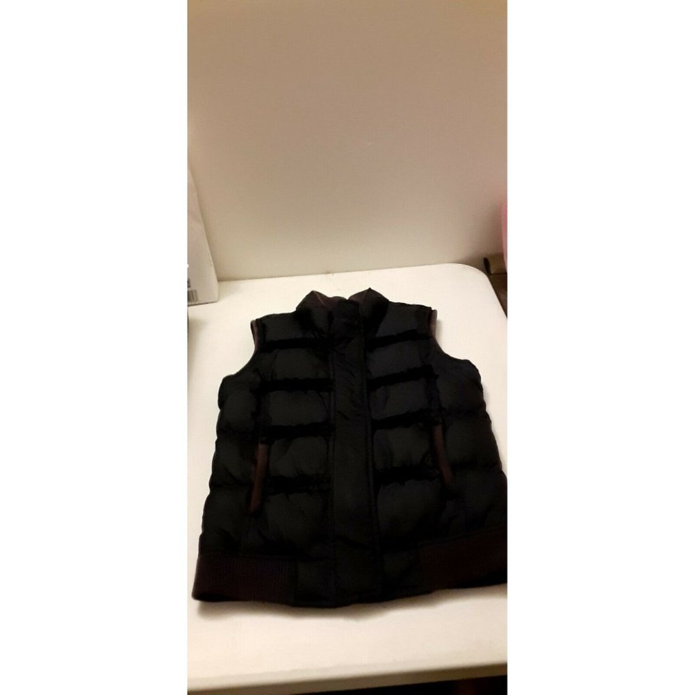 JUICY COUTURE PUFFY VEST, SIZE‎ 10, GIRLS, BLACK. EUC